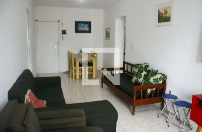 Apartamento para aluguel - cidade ocian, 1 quarto,  68 m² - praia grande