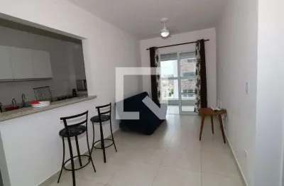 Apartamento para aluguel - vila caiçara, 1 quarto,  55 m² - praia grande