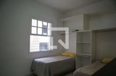 Kitnet / stúdio para aluguel - gonzaga , 1 quarto,  28 m² - santos