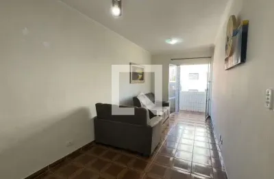 Apartamento para aluguel - vila tupi, 1 quarto,  50 m² - praia grande