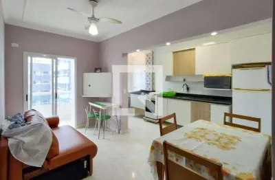 Apartamento para aluguel - maracanã, 2 quartos,  58 m² - praia grande