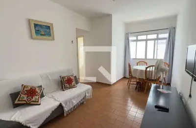 Apartamento para aluguel - guilhermina, 1 quarto,  65 m² - praia grande