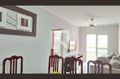 Apartamento para aluguel - vila caiçara, 2 quartos,  75 m² - praia grande