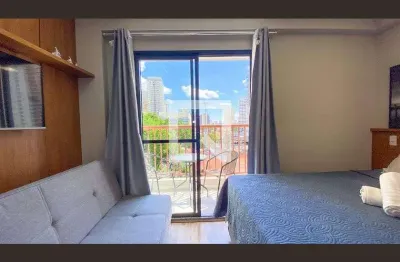 Kitnet / stúdio para aluguel - brooklin, 1 quarto,  25 m² - são paulo