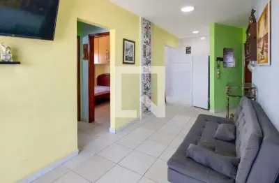 Apartamento para aluguel - nova mirim, 2 quartos,  75 m² - praia grande