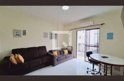 Apartamento para aluguel - guilhermina, 1 quarto,  47 m² - praia grande