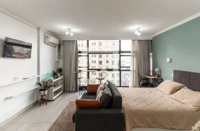 Kitnet / stúdio para aluguel - centro, 1 quarto,  40 m² - são paulo