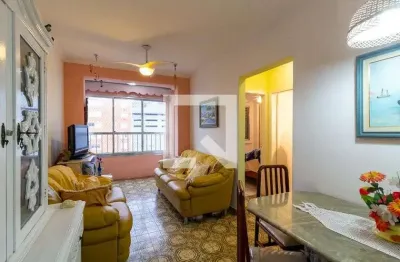 Apartamento para aluguel - boqueirão, 2 quartos,  77 m² - praia grande