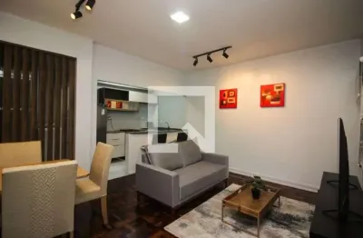 Apartamento para aluguel - centro histórico, 1 quarto,  72 m² - porto alegre