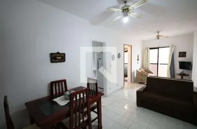 Apartamento para aluguel - guilhermina, 1 quarto,  88 m² - praia grande