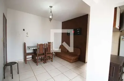 Apartamento para aluguel - vila tupi, 1 quarto,  35 m² - praia grande