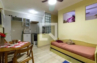 Apartamento para aluguel - cidade ocian, 1 quarto,  35 m² - praia grande