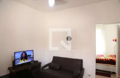 Apartamento para aluguel - guilhermina, 1 quarto,  34 m² - praia grande