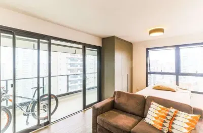 Kitnet / stúdio para aluguel - brooklin, 1 quarto,  39 m² - são paulo