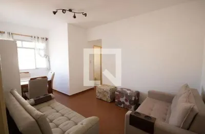 Apartamento para aluguel - guilhermina, 1 quarto,  44 m² - praia grande