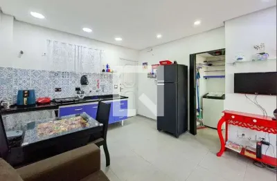 Apartamento para aluguel - boqueirão, 1 quarto,  44 m² - praia grande