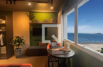 Kitnet / stúdio para aluguel - gonzaga , 1 quarto,  30 m² - santos