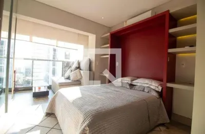 Kitnet / stúdio para aluguel - brooklin, 1 quarto,  35 m² - são paulo