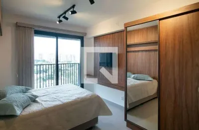 Kitnet / stúdio para aluguel - brooklin, 1 quarto,  26 m² - são paulo