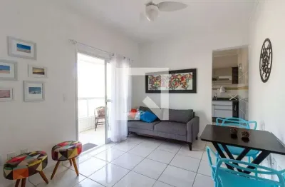 Apartamento para aluguel - aviação, 2 quartos,  70 m² - praia grande