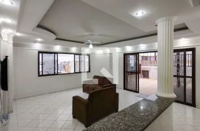 Cobertura para aluguel - nova mirim, 3 quartos,  200 m² - praia grande