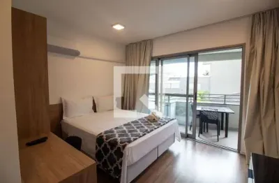 Kitnet / stúdio para aluguel - brooklin, 1 quarto,  25 m² - são paulo