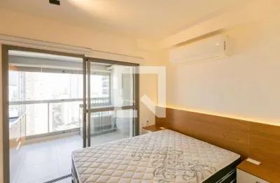 Kitnet / stúdio para aluguel - brooklin, 1 quarto,  30 m² - são paulo