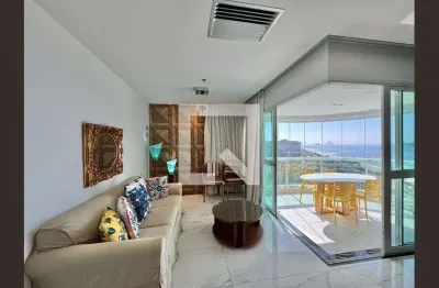 Apartamento para aluguel - barra da tijuca - marapendi, 1 quarto,  52 m² - rio de janeiro