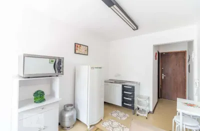 Kitnet / stúdio para aluguel - centro, 1 quarto,  27 m² - curitiba