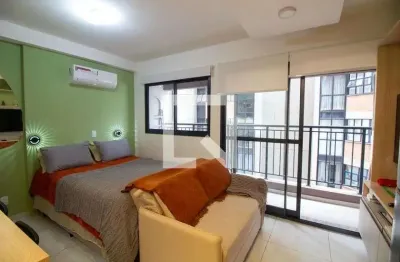 Kitnet / stúdio para aluguel - brooklin, 1 quarto,  25 m² - são paulo