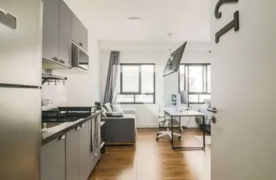 Kitnet / stúdio para aluguel - pinheiros, 1 quarto,  24 m² - são paulo