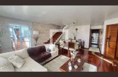 Cobertura para aluguel - centro, 3 quartos,  167 m² - santo andré