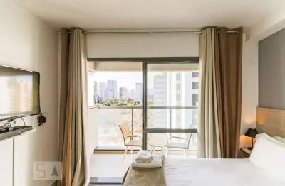 Kitnet / stúdio para aluguel - brooklin, 1 quarto,  26 m² - são paulo