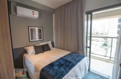 Kitnet / stúdio para aluguel - brooklin, 1 quarto,  30 m² - são paulo