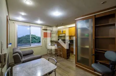 Apartamento para aluguel - centro histórico, 1 quarto,  50 m² - porto alegre