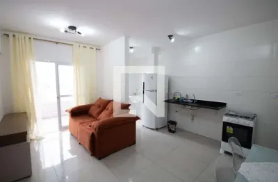 Apartamento para aluguel - nova mirim, 1 quarto,  45 m² - praia grande