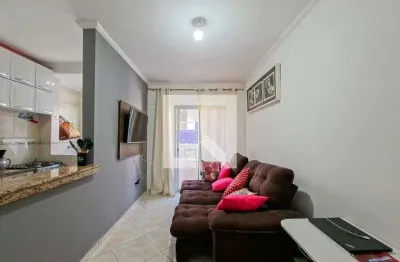 Apartamento para aluguel - nova mirim, 1 quarto,  40 m² - praia grande