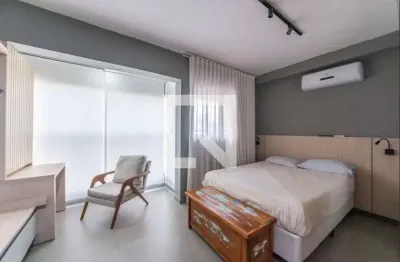 Kitnet / stúdio para aluguel - brooklin, 1 quarto,  24 m² - são paulo