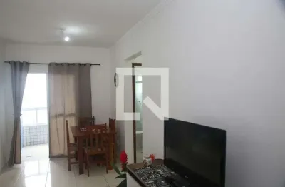 Apartamento para aluguel - maracanã, 1 quarto,  48 m² - praia grande