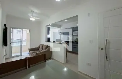 Apartamento para aluguel - canto do forte, 2 quartos,  68 m² - praia grande