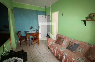 Apartamento para aluguel - guilhermina, 1 quarto,  50 m² - praia grande
