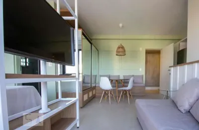 Kitnet / stúdio para aluguel - saco dos limões, 1 quarto,  40 m² - florianópolis