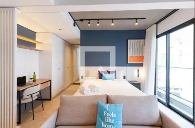 Apartamento para aluguel - centro, 1 quarto,  20 m² - florianópolis