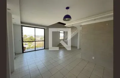 Cobertura para aluguel - granja viana ii, 3 quartos,  120 m² - cotia