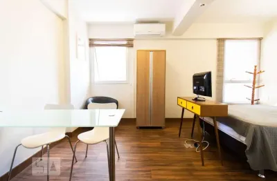 Kitnet / stúdio para aluguel - águas claras, 1 quarto,  24 m² - brasília