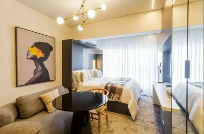 Kitnet / stúdio para aluguel - moema, 1 quarto,  28 m² - são paulo