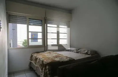 Kitnet / stúdio para aluguel - embaré, 1 quarto,  30 m² - santos