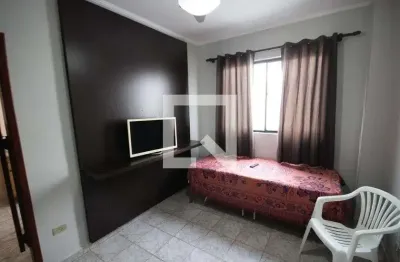 Apartamento para aluguel - vilamar, 1 quarto,  45 m² - praia grande