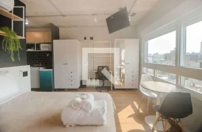 Kitnet / stúdio para aluguel - santa cecília, 1 quarto,  27 m² - porto alegre