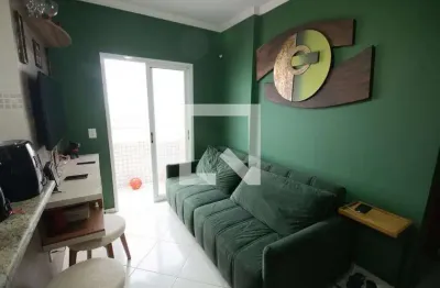 Apartamento para aluguel - vila caiçara, 1 quarto,  56 m² - praia grande